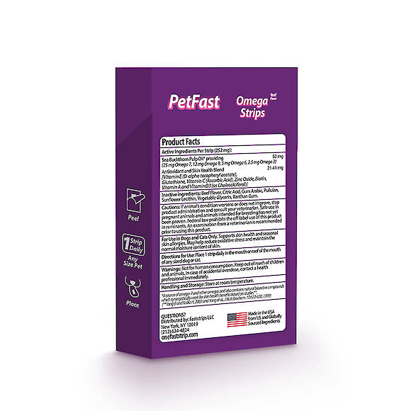 PetFast Omega Strips Skin Health