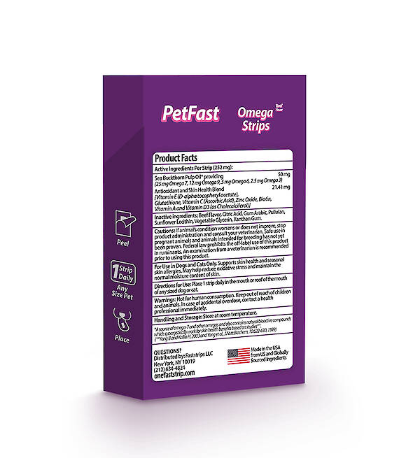 PetFast Omega Strips Skin Health