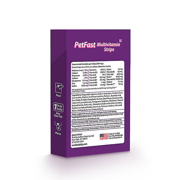 PetFast Multivitamin Strips Immune Health