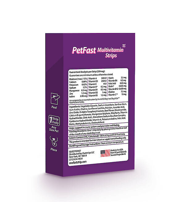 PetFast Multivitamin Strips Immune Health
