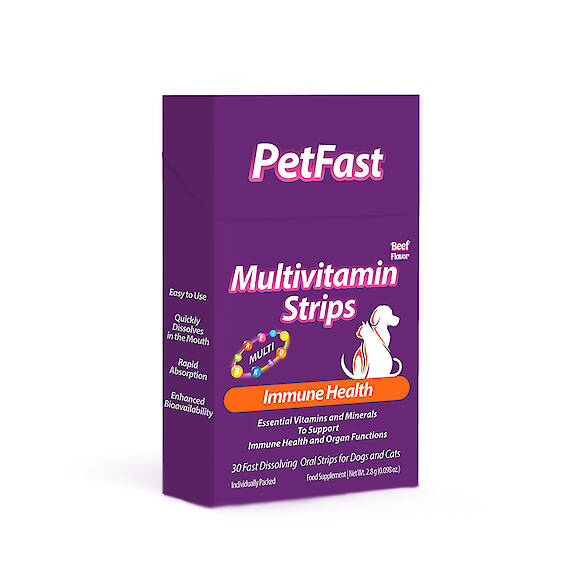 PetFast Multivitamin Strips Immune Health