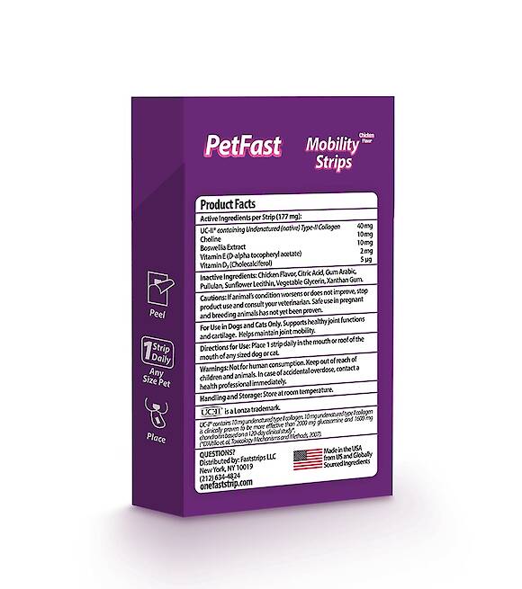 PetFast Mobility Strips Hip & Joint