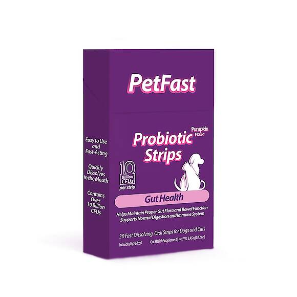 PetFast Probiotic Strips Gut Health