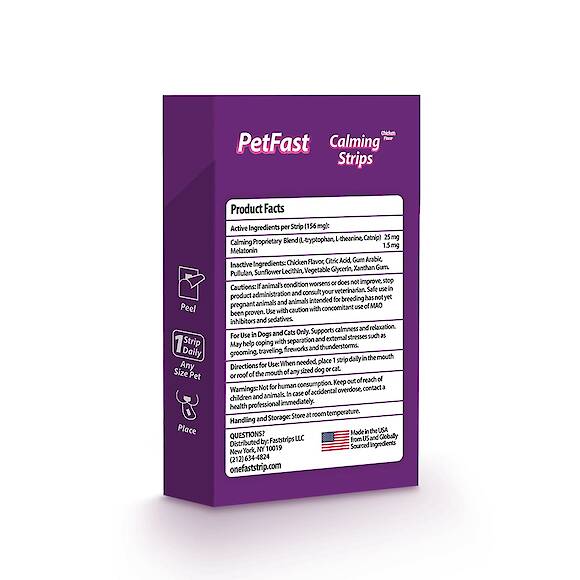 PetFast Calming Strips Behavior
