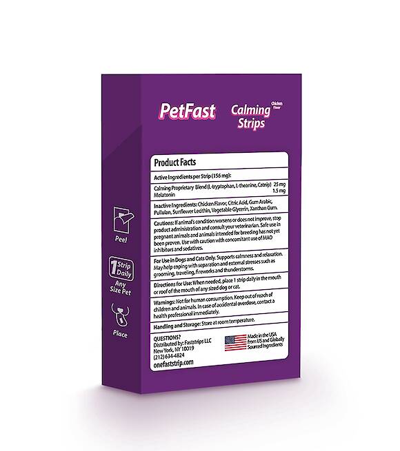 PetFast Calming Strips Behavior